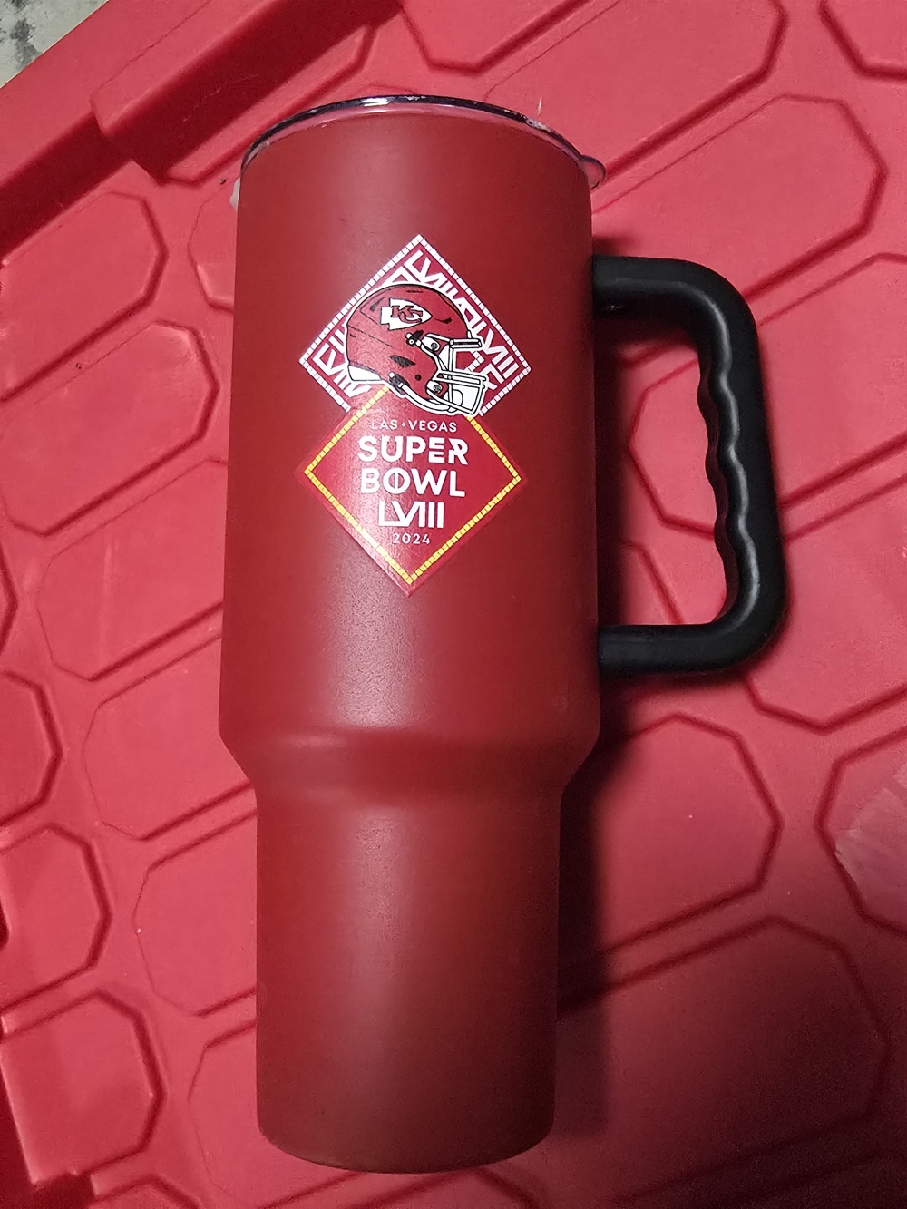 Kansas City Chiefs Red Insulated 40 Oz Tumbler - Super Bowl LVIII 2024